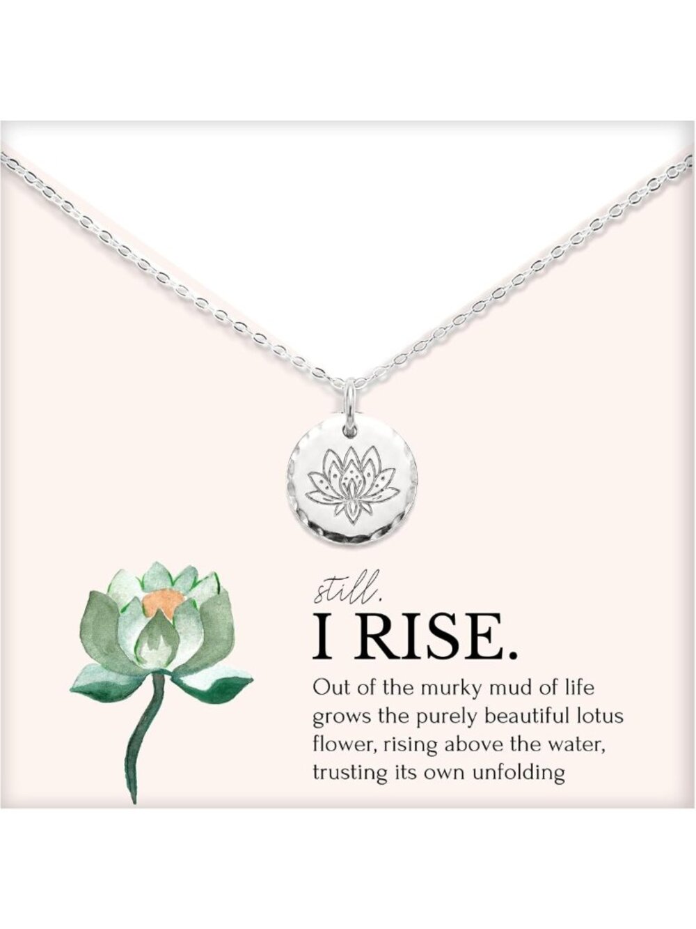 Inspirational Sterling Silver & Gold Necklaces for Women - Hope, Love, Shine